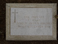 Struma Military Cemetery - Hart, J